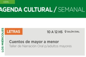 AGENDA CULTURAL SEMANAL 2