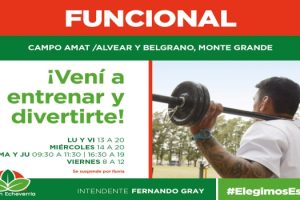 EE CONTINÚAN LAS CLASES DE ENTRENAMIENTO FUNCIONAL EN CAMPO AMAT