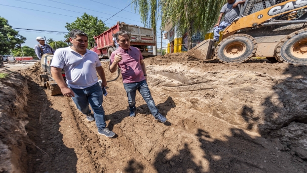 EE FERNANDO GRAY RECORRIÓ OBRA DE CLOACAS 3