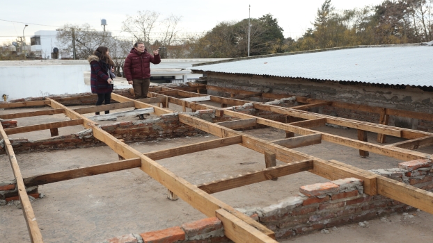 EE FG SUPERVISÓ AVANCE DE OBRAS EN EL JARDÍN Nº901 DE MONTE GRANDE 3