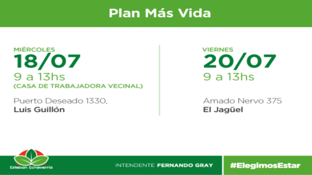 EE MÁS OPERATIVOS DE PLAN MÁS VIDA EN ECHEVERRÍA