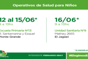 EE Operativos de salud- Monte Grande y El Jagüel