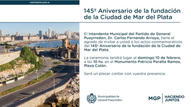 MGP - Acto 145 años de fundacion de Mar del Plata 2