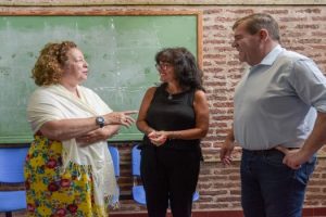 MGP - Arreglos en escuelas - Montenegro recorrio establecimientos educativos de Faro Norte
