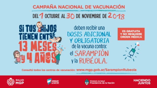 MGP Campaña de vacunacion contra el Sarampion