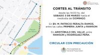 MGP - Corte de transito sábado