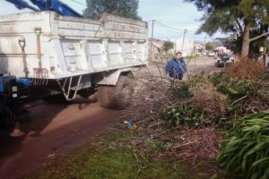 MGP La Delegación Municipal Batan articula tareas con el EMVIAL y OSSE