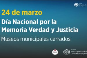 MGP - Museos municipales en Día Nacional por la Memoria Verdad y Justicia