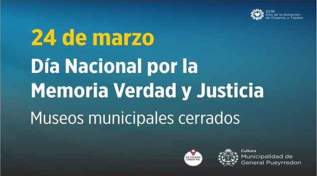 MGP - Museos municipales en Día Nacional por la Memoria Verdad y Justicia