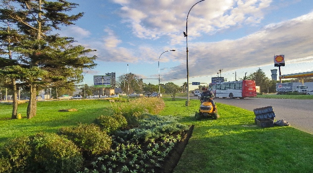 MGP - Trabajos del EMSUR en Rotonda Ruta 2