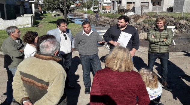 MGP Vialidad con concejales de Comision de Obras en Faro Norte