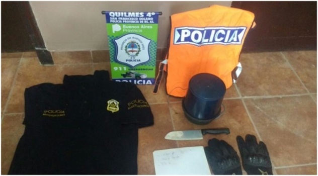 MS Detuvieron a los poli truchos en Quilmes