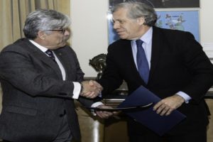 OEA Y EL SALVADOR FIRMARON ACUERDO PARA ENVÍO DE MISIÓN DE OBSERVACIÓN ELECTORAL (MOE)