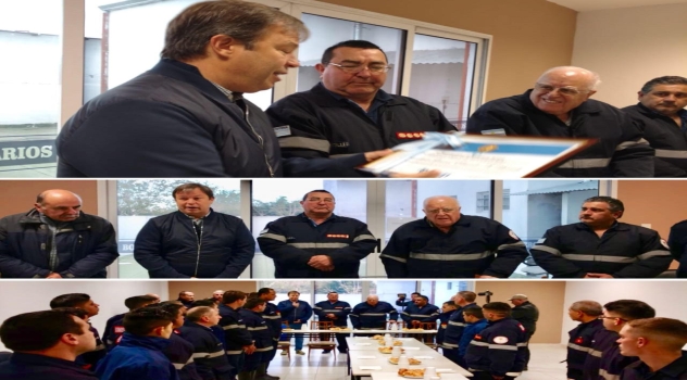 AB CASCALLARES JUNTO A LOS BOMBEROS VOLUNTARIOS DE ALTE BROWN EN SU DÍA