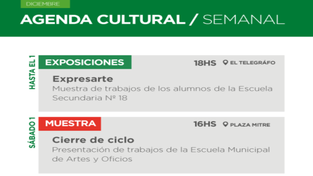 EE AGENDA CULTURAL DEL FIN DE SEMANA 1