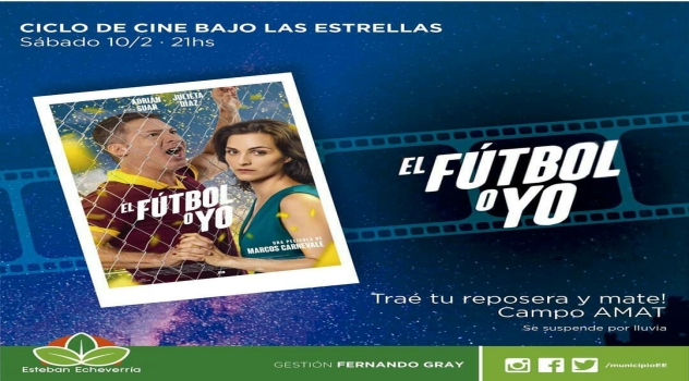 EE Cine al aire libre- sábado- Campo Amat