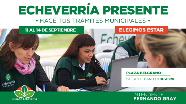 EE ECHEVERRÍA PRESENTE EN PLAZA BELGRANO