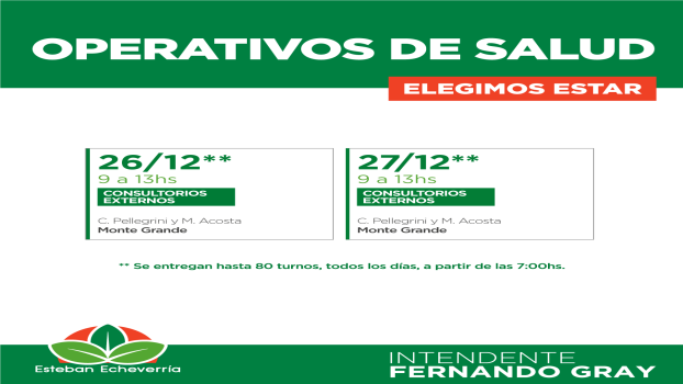 EE EL MUNICIPIO REALIZA CONTROLES DE SALUD PARA NIÑOS EN MONTE GRANDE