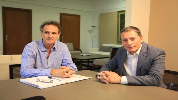 EE FG JUNTO AL MINISTRO DE OBRAS PÚBLICAS