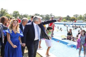 EZEIZA FERNÁNDEZ, EN EL CENTRO RECREATIVO NACIONAL «PRESIDENTE NÉSTOR KIRCHNER» DE EZEIZA