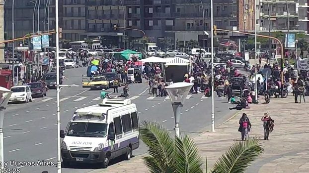 Foto MGP- Corte en Av. Patricio Peralta Ramos