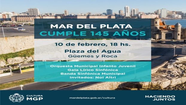 MGP - Acto 145 años de fundacion de Mar del Plata 1