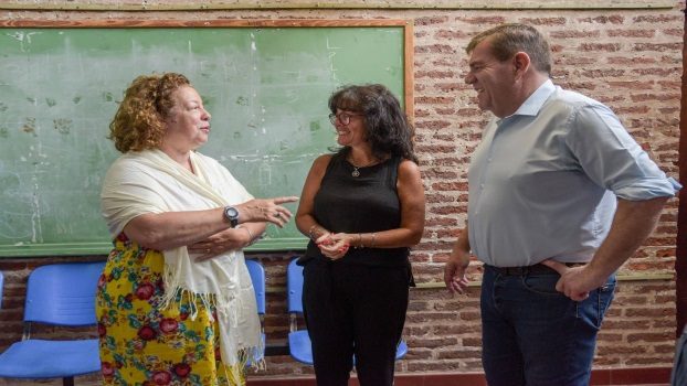 MGP - Arreglos en escuelas - Montenegro recorrio establecimientos educativos de Faro Norte
