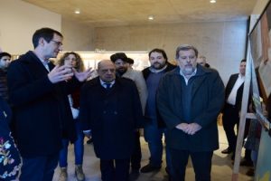 MGP- Arroyo visito la exposicion La Ruta de Darwin en el Museo Scaglia