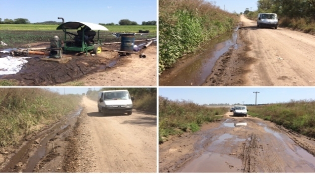 MGP- Batan extraccion de agua subterranea y daños en la calle