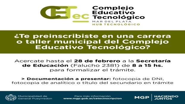 MGP CETec preinscripcion
