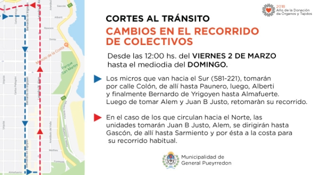 MGP - Cambio de recorrido