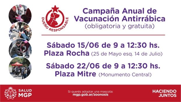 MGP - Campaña Anual de Vacunación Antirrábica obligatoria y gratuita de mascotas