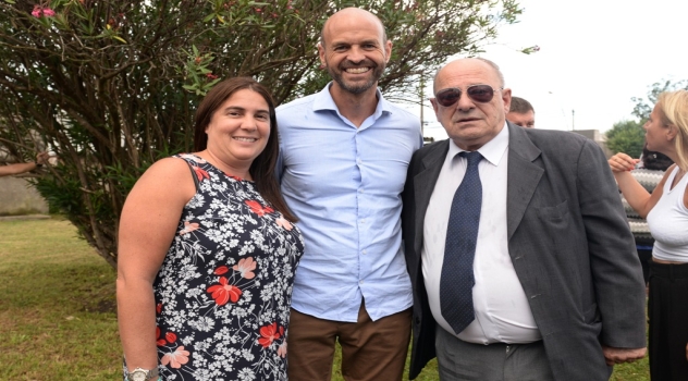 MGP- Carlos Arroyo junto al ministro Dietrich y la secretaria Lopez Menendez