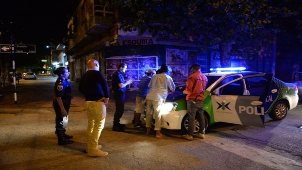MGP- Carlos Arroyo junto al sec de Seguridad Marcelo Lencina operativo zona roja 2