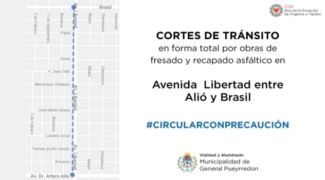 MGP - Cortes de transito por obras de asfalto