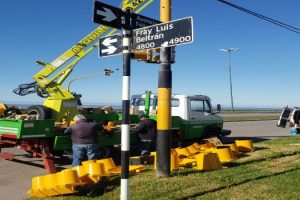 MGP - El Municipio trabaja en la puesta en valor de semáforos en el Acceso Norte 01