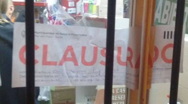 MGP - Inspección General clausuró comercios