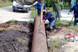 MGP - La Delegación de Batán efectuó una nueva jornada de trabajos hidráulicos en Estación Chapadmalal 01