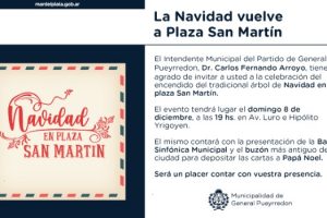 MGP - La Navidad regresa a Plaza San Martin - Invitacion