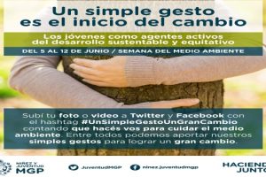 MGP - Niñez y Juventud 5 de junio dia medio ambiente