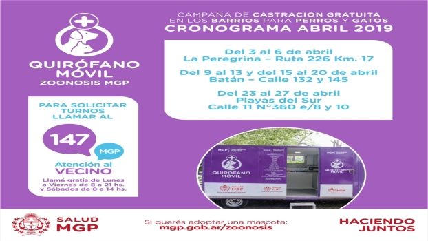 MGP - Quirofano Movil cronograma abril