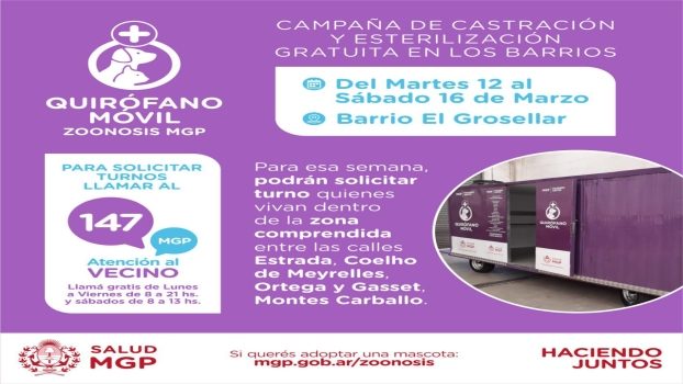 MGP - Quirofanos moviles en El Grosellar