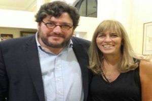 MGP Silvana Rojas junto al ministro Avelluto