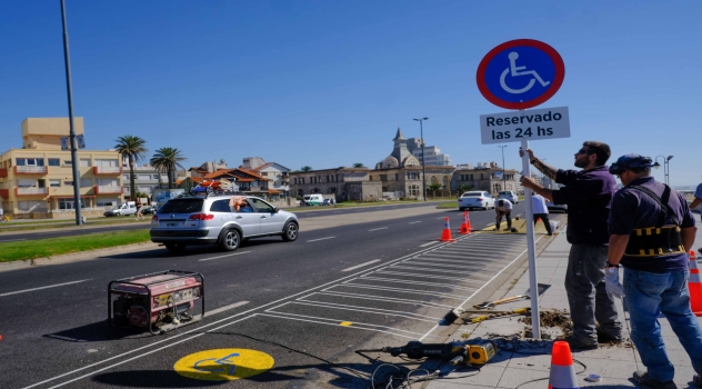 MGP - Trabajos del EMVIAL en la costa y Berutti.