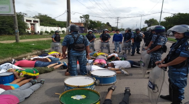 MS Detienen hinchas Defensa y Justicia
