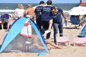 MS Operativo de concientización en playas de Gesell