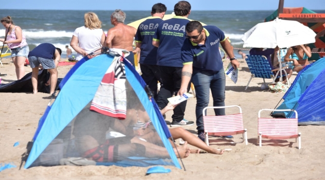 MS Operativo de concientización en playas de Gesell