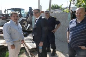 MS Ritondo supervisó el derribo de búnkeres narcos en Lomas de Zamora