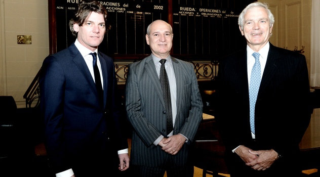 Nac Nicolás Scioli, junto a Claudio Iglesias y Claudio Pérès Moore