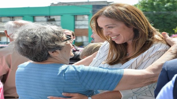 PCIA BS AS MARÍA EUGENIA VIDAL VISITÓ LOS PARTIDOS BONAERENSES